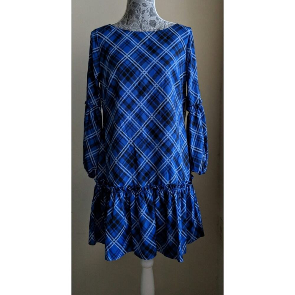 Eliza J Ruffled Shift Dress - Size 8 - NWT